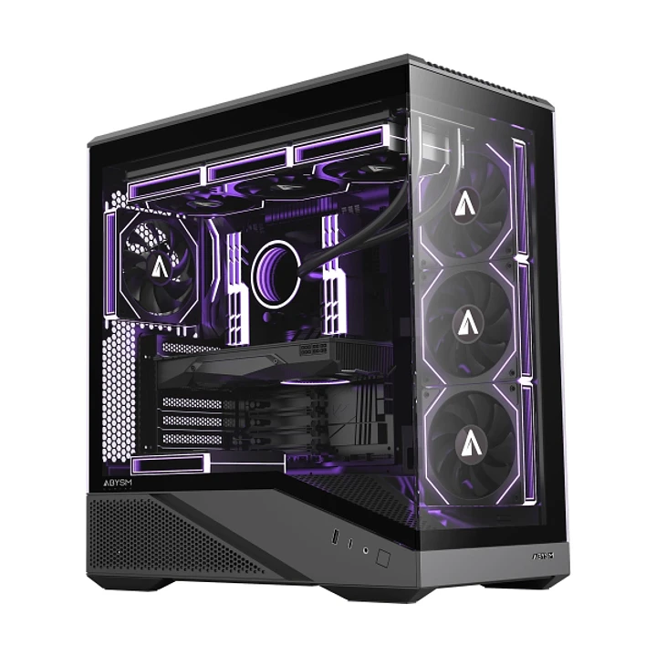Abysm Arian Frame A400 Black Caja Torre ATX, ITX, Micro ATX - Lateral y Frontal Cristal Templado - 3.5