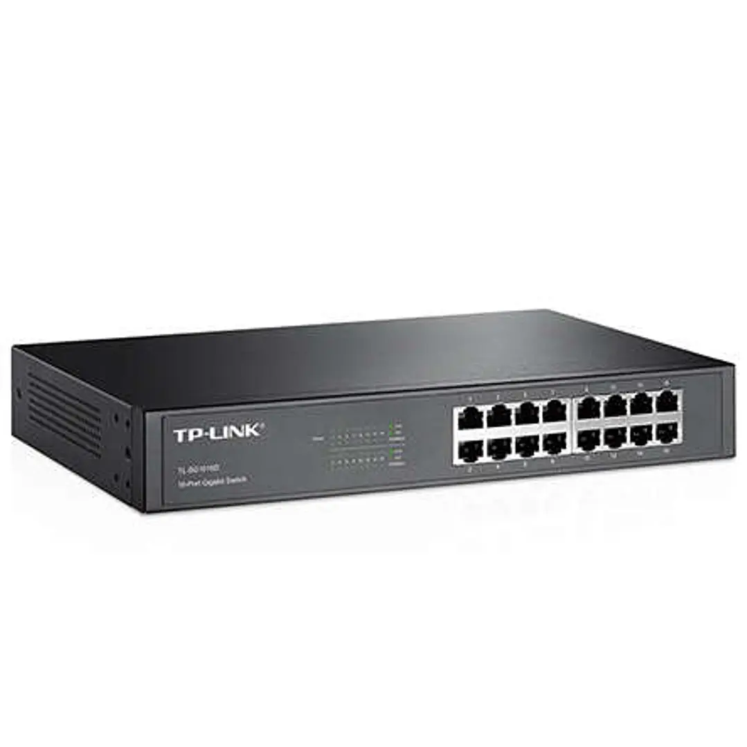 TP-Link TL-SG1016D Switch 16 Puertos Gigabit 10/100/1000Mbps 1