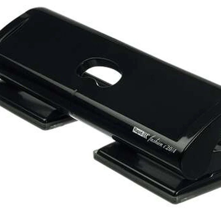 Rapid FC20/4 Taladro Perforador - Hasta 20 Hojas - 4 Orificios - Punzones 5.5mm - Color Negro 1