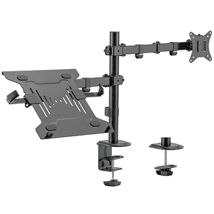 Ewent Soporte de Escritorio para 1 Monitor y 1 Portatil 34