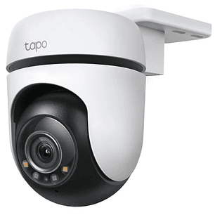 TP-Link Tapo TC41 Camara de Seguridad Intekigente 2K WiFi - Apta para Exterior - Vision Panoramica 360º - Vision Nocturna a Color - Deteccion Multiple