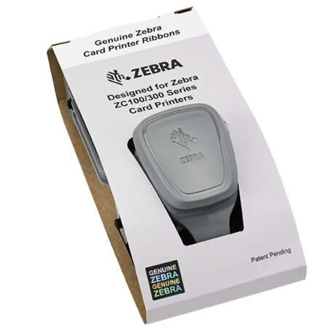 Zebra ZC100/300 Cinta Original Blanco - 800300-309EM 1