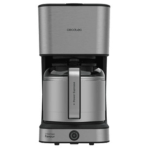Cecotec Coffee 66 Drop and Thermo Cafetera de Goteo para 10 Tazas - 950W - Capacidad 1.2L - Termostato - Termo de Acero Inoxidable - Sistema Antigoteo