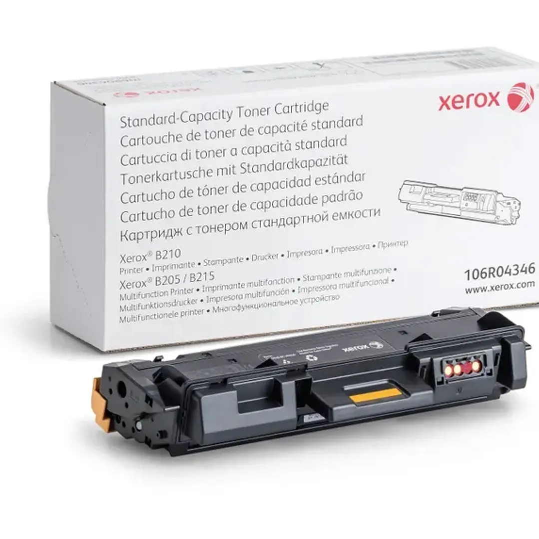Xerox B205/B210/B215 Negro Cartucho de Toner Original - 106R04346 1