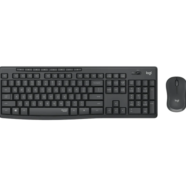 Logitech MK295 Pack Inalambrico Teclado Frances + Raton 1000dpi 3 Botones - Teclas y Botones Silenciosos - Uso Ambidiestro 1