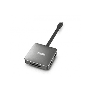 Urban Factory Hubee Light Mini HUB - USB-C Macho - USB-A/HDMI/SD/MSD Hembra - 100W PD - Color Gris Metal
