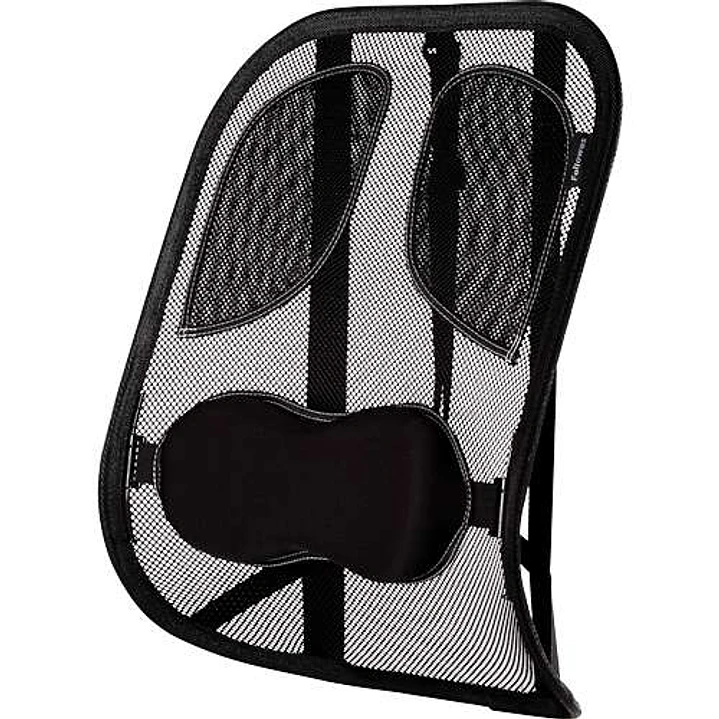 Fellowes Mesh Professional Series Suites Cojin Lumbar - Material de Malla - Sistema Triple Tensor - Color Grafito 1