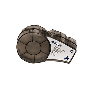 Brady M21-750-499 Cinta de Etiquetas Original de Nylon - Texto Negro sobre Fondo Blanco - Ancho 19,05mm x 4,88m