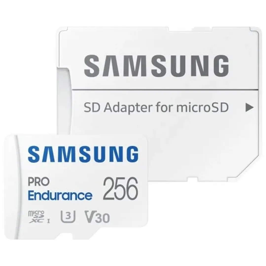 Samsung Pro Endurance Tarjeta Micro SDXC 256GB UHS-I V30 Clase 10 con Adaptador 1