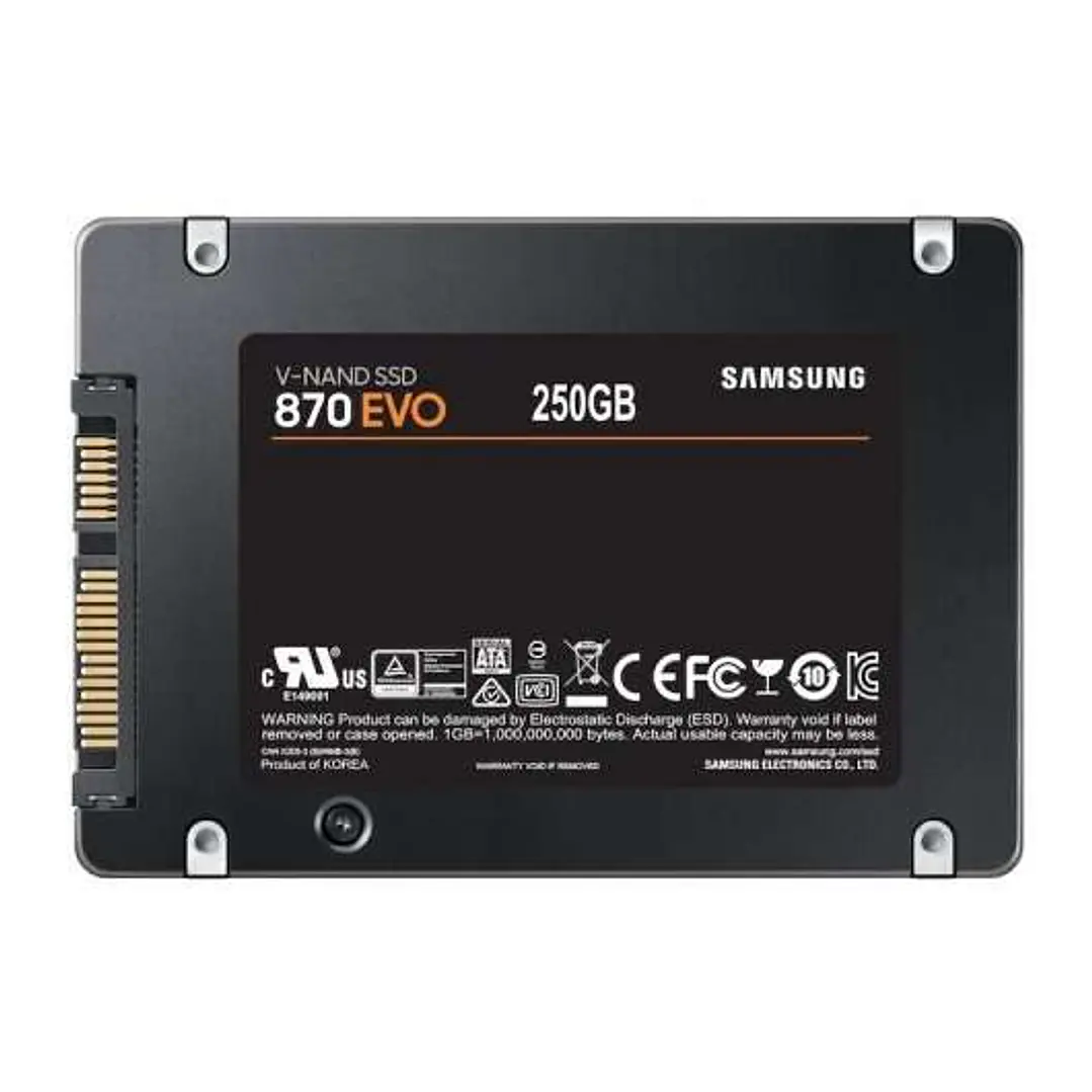 Samsung 870 EVO Disco Duro Solido SSD 250GB 2.5
