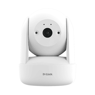 D-Link Camara WiFI 2K PTZ - Vision Nocturna - Seguimiento Auotmatico - Deteccion Personas - Vista Panoramica - Compatible Alexa y Google Assistant