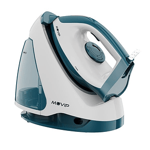 Muvip MV0650 Centro de Planchado - Potencia 2200W - Deposito de 1.2L - Suela Ceramica - Funcion de Bloqueo de Plancha