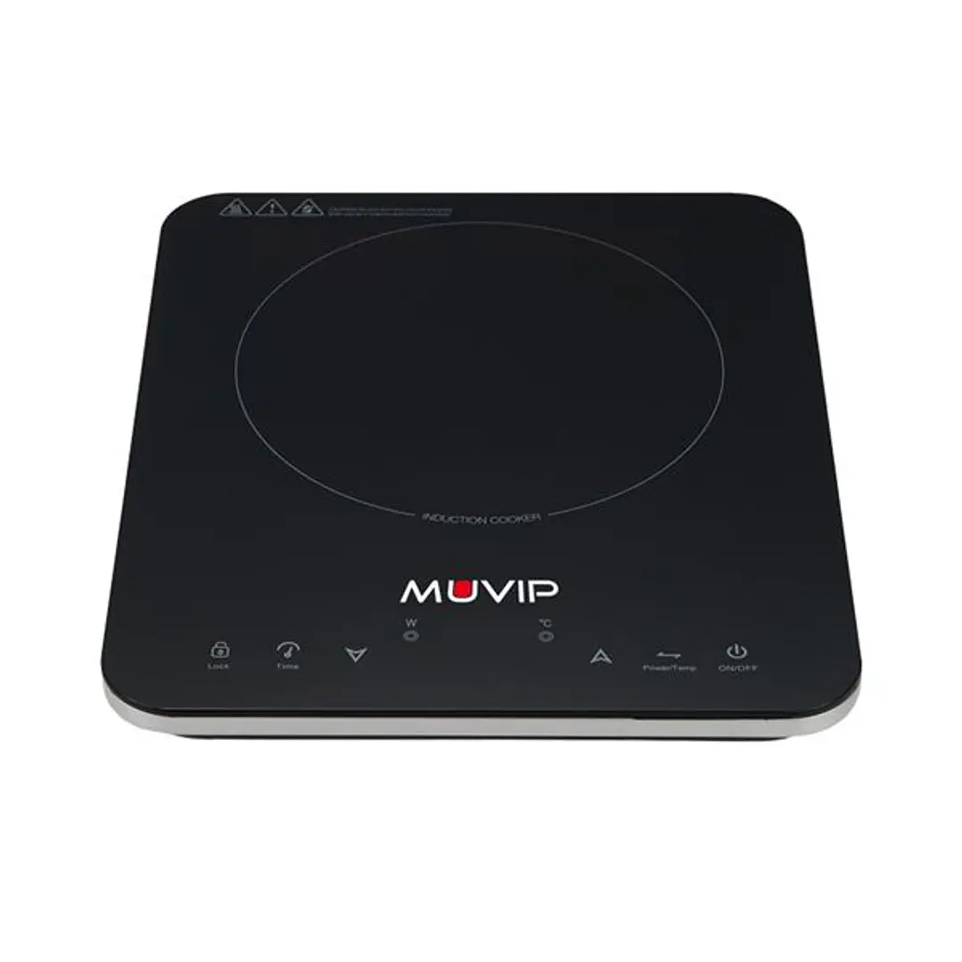 Muvip Cocina de Induccion 2000W - 10 Niveles de Potencia - Temporizador - Control contra el Sobrecalentamiento - Bloqueo Infantil 1