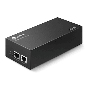 TP-Link Inyector PoE++ - 2 Puertos Gigabit - Hasta 60W - Plug & Play