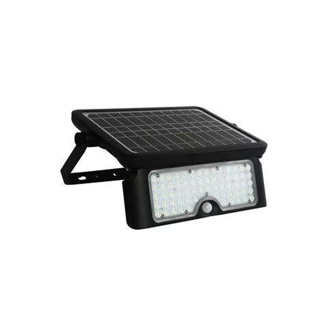 Elbat Foco Led Solar Multifuncion 10W - 1150LM - Luz Fria 6000K - Sensor de Movimiento 1