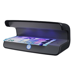 Safescan 55 LED Detector de Billetes Falsos UV - Reflector Integrado - Apto para Pasaportes, Documentos de Identificacion y Tarjetas de Credito