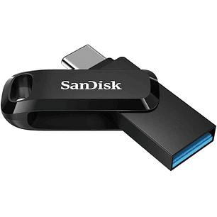 Sandisk Ultra Dual Drive Go Memoria USB-C y USB-A 256GB - Hasta 150MB/s de Lectura - Color Negro (Pendrive)
