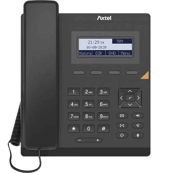 Axtel AX-200 Telefono fijo IP - PoE - 1000 Entradas - Color Negro 1