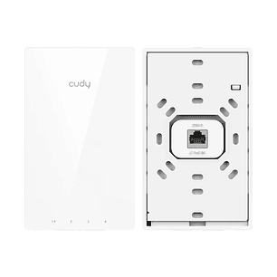 Cudy AC1200 Punto de Acceso para Pared - Doble Banda hasta 1167Mbps - WiFi 5 - Cobertura 60m2 - Soporta hasta 40 Dispositivos - PoE Pasivo - Autoreini