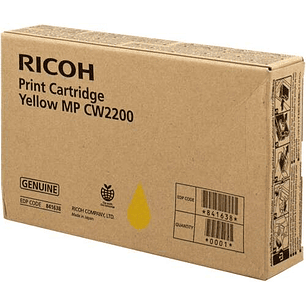 Ricoh Aficio MP-CW2200SP Amarillo Cartucho de Tinta Original - 841638/MP CW2200Y