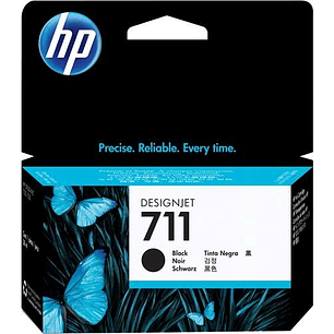 HP 711 Negro Cartucho de Tinta Original - CZ129A