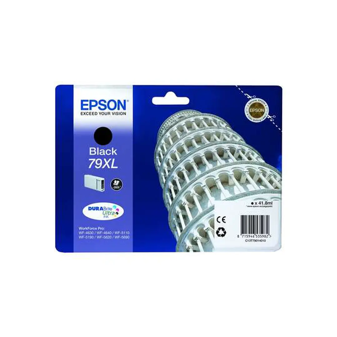 Epson T7901 (79XL) Negro Cartucho de Tinta Original - C13T79014010 1