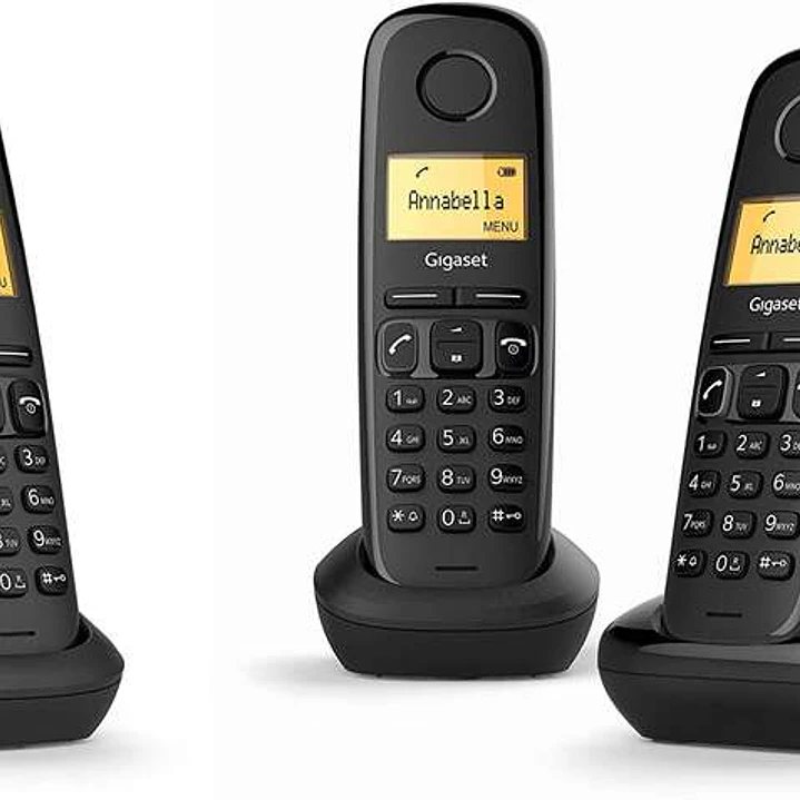 Gigaset A170 Trio Telefono Inalambrico Dect + 2 Supletorios - Identificador de Llamadas - Bloqueo de Teclado - Control de Volumen 1