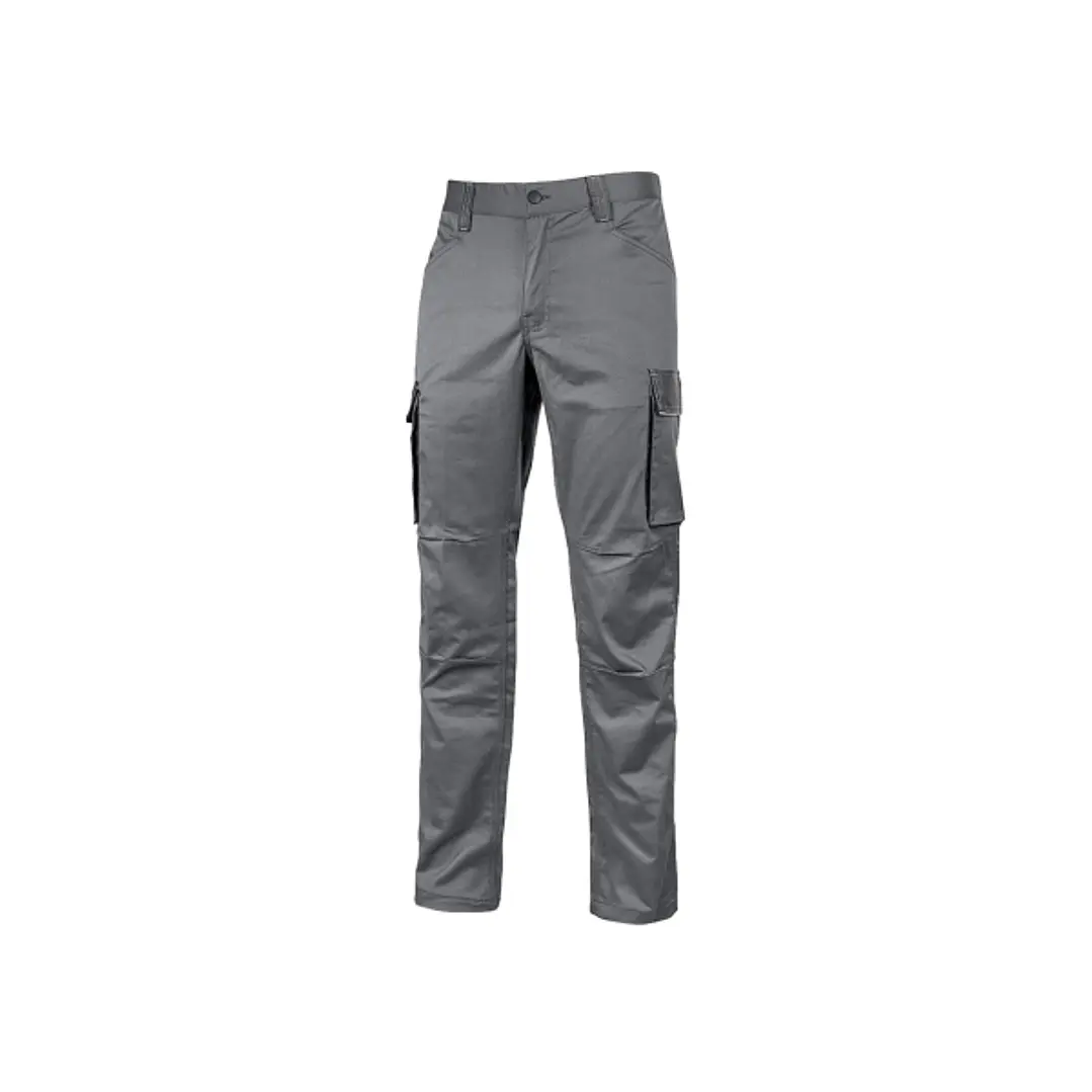 Upower Crazy Pantalones Cargo Stretch - Talla 2XL - Bolsillos Multifuncionales, Detalles Reflectantes, Cinturilla Elastica, Rodillas Preformadas, Prot 1