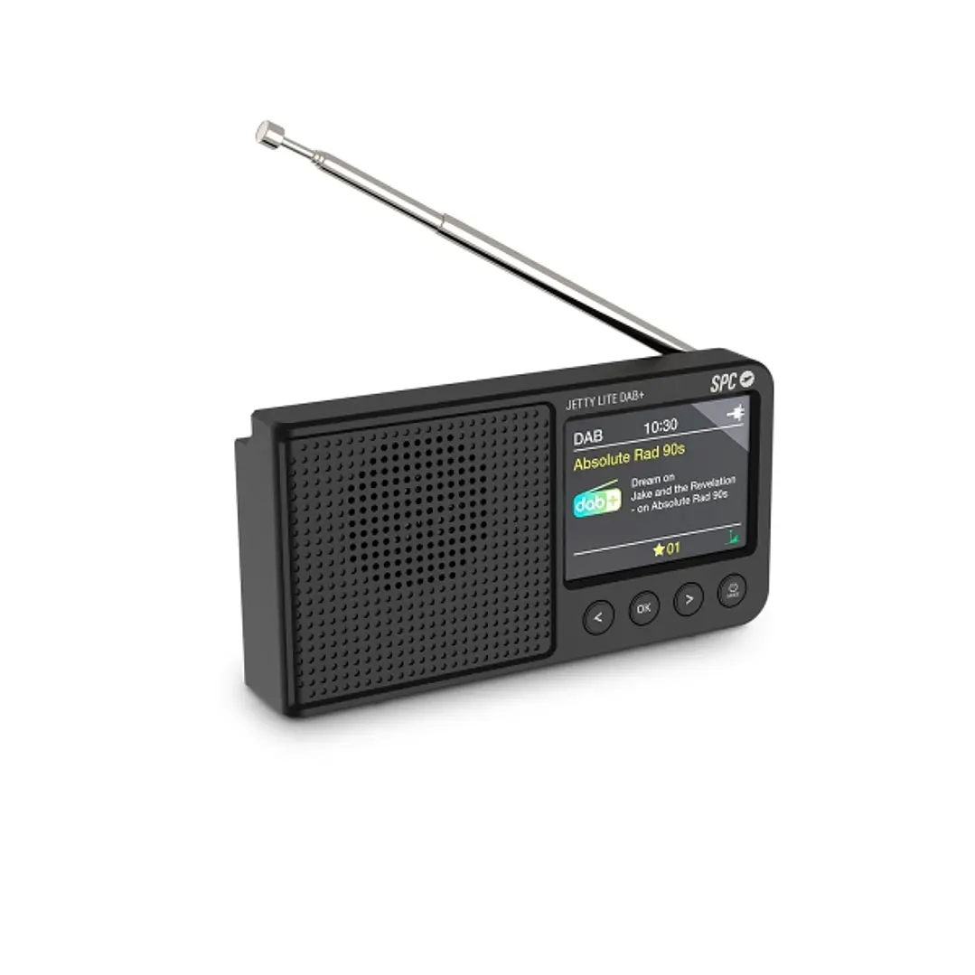 SPC Jetty Lite Radio Portatil Digital DAB+ - Pantalla TFT 2.4