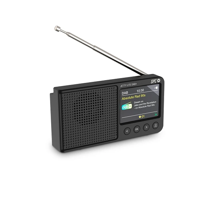 SPC Jetty Lite Radio Portatil Digital DAB+ - Pantalla TFT 2.4
