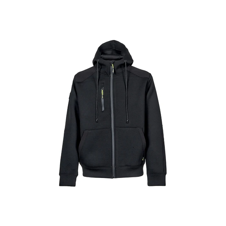 Upower Cork Sudadera Sintetica - Talla 5XL - Proteccion Incluida, Peso Ligero, Diseño Moderno - Color Negro Carbon 1