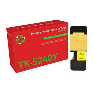 Xerox Everyday Kyocera TK5240 Amarillo Cartucho de Toner Remanufacturado - Reemplaza 1T02R7ANL0/TK5240Y