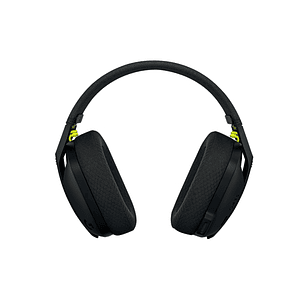 Logitech G435 Auriculares Gaming Inalambricos - Diadema Ajustable - Bluetooth LightSpeed - 2 Microfonos - Color Negro y amarillo fluorescente