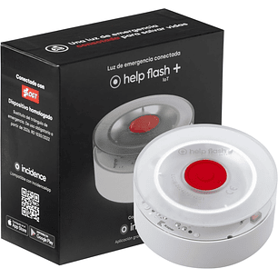 Help Flash IoT+ Baliza de Señalizacion de Emergencia V16 Conectada con DGT +290 Candelas - Proteccion IP54 - Datos hasta Enero 2038 - Fabricado en Esp