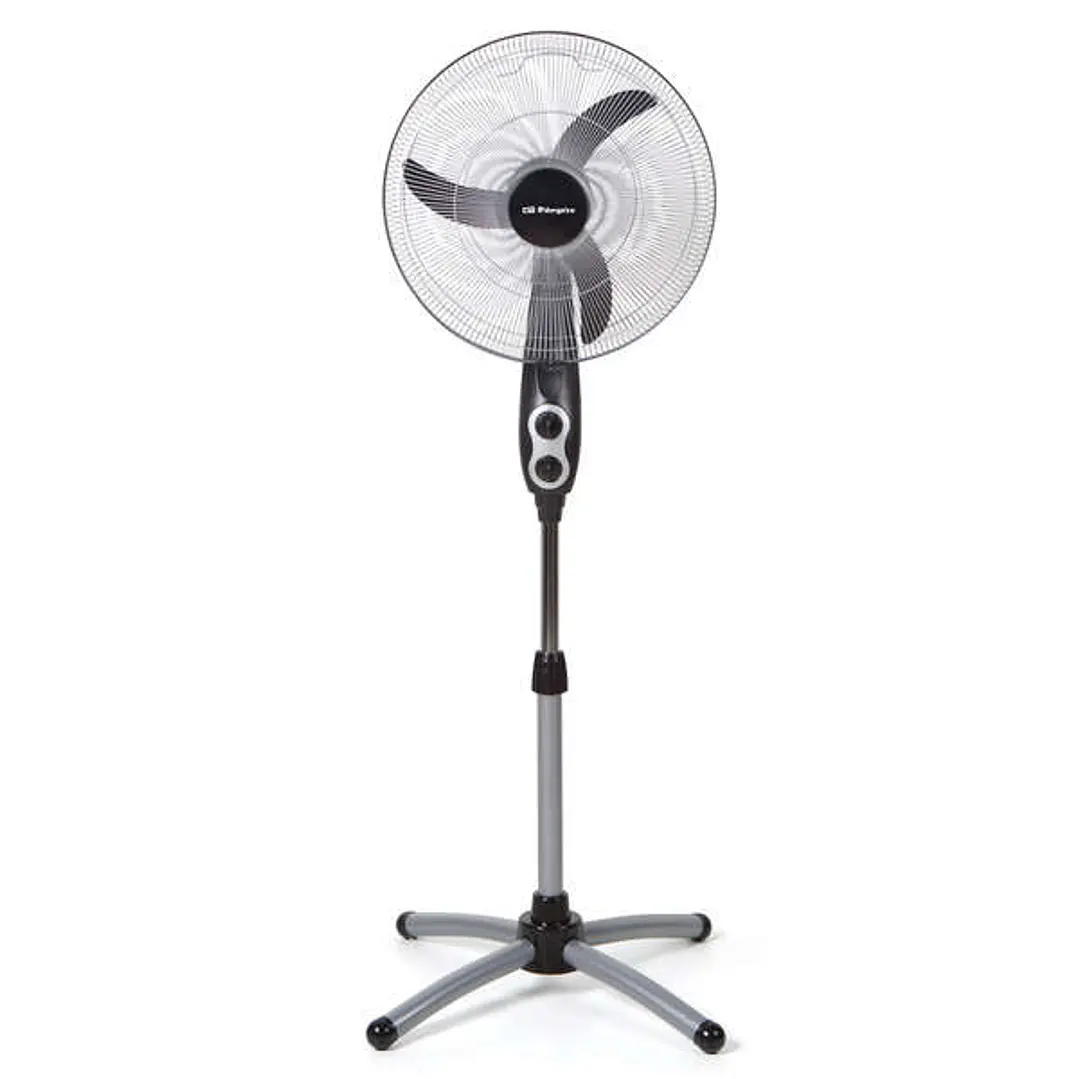 Orbegozo SF 0156 Ventilador de Pie Potente y Eficiente - Amplia Cobertura con Oscilacion Oval - Altura Ajustable - Cabezal Multiorientable - Facil de  1