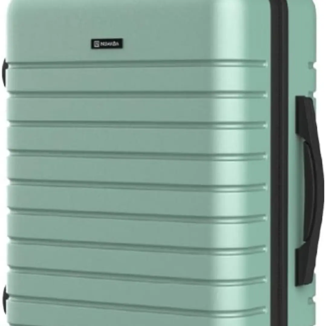 Numada Upfly T20 Maleta de Cabina Rígida 20” (55x35,5x22 cm) con Cierre TSA, USB y Ruedas Dobles 360º, Color Verde 1