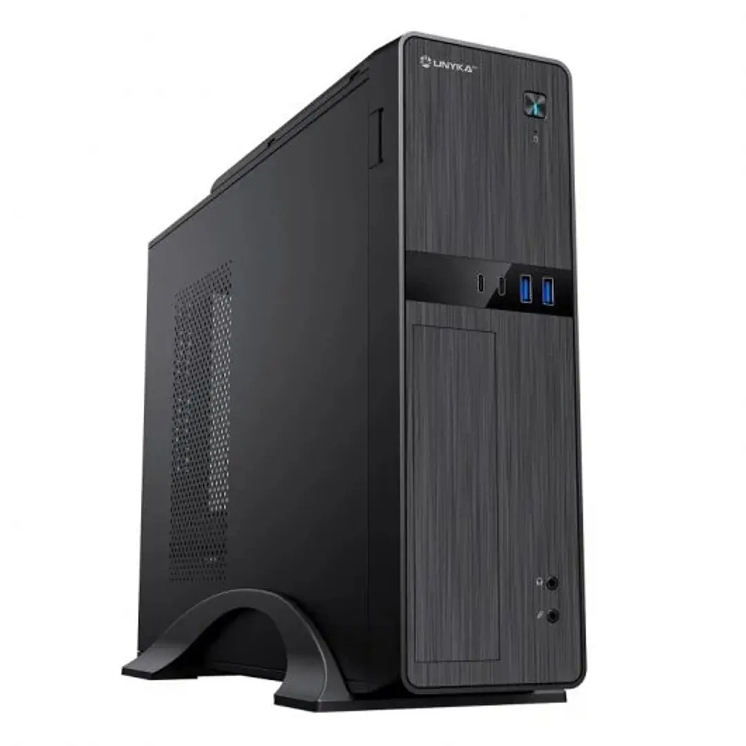 Unykach UK52112 Caja Torre MicroATX + Fuente de Alimentacion SFX 450W - Tamaño Disco Soportado 3.5