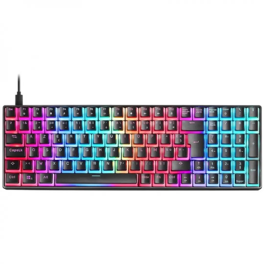 Mars Gaming MKULTRA Teclado Gaming Premium - Tamaño Compacto 96% - Teclas PBT Pudding - Iluminacion RGB Chroma - Switches Antipolvo OUTEMU - USB-C Ext 1