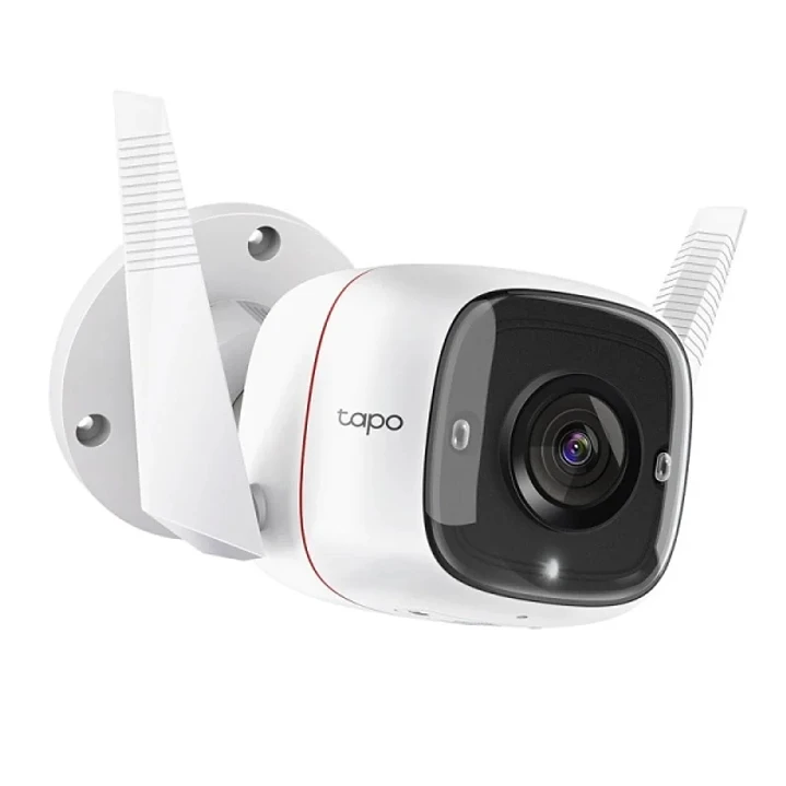 TP-Link Tapo TC65 Camara de Seguridad WiFi 2K+3MP Exterior - Vision Nocturna - Deteccion de Movimiento - Alarma de Luz y Sonido - Audio Bidireccional 1