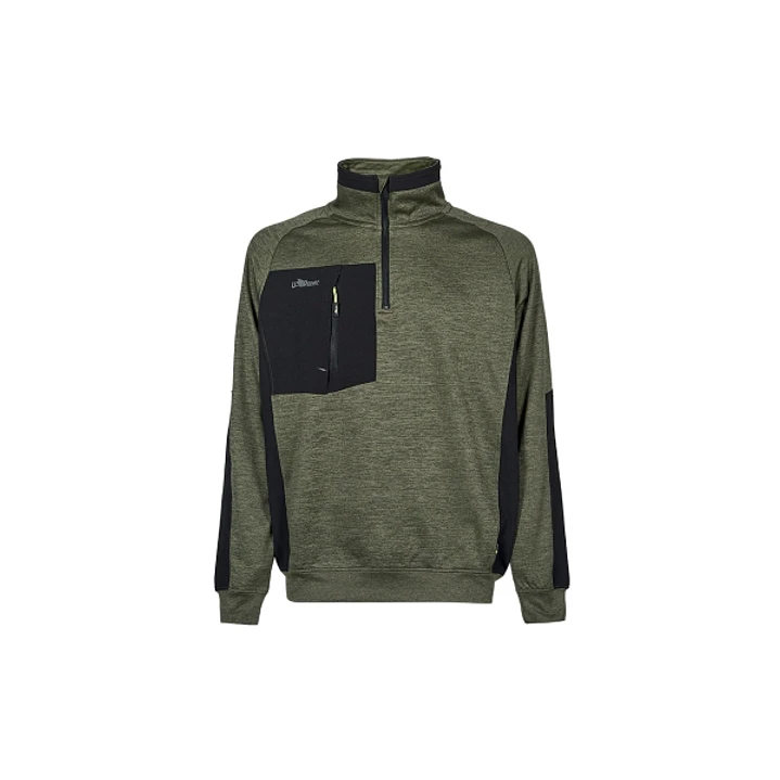 Upower Leeds Sudadera Polar - Talla S - Proteccion Termica, Tejido Suave, Ajuste Comodo - Color Verde Oscuro 1