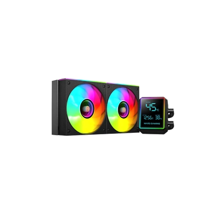 Mars Gaming ML-LCDPRO240 Kit de Refrigeracion Liquida - Potencia 500W - Pantalla LCD 2.8