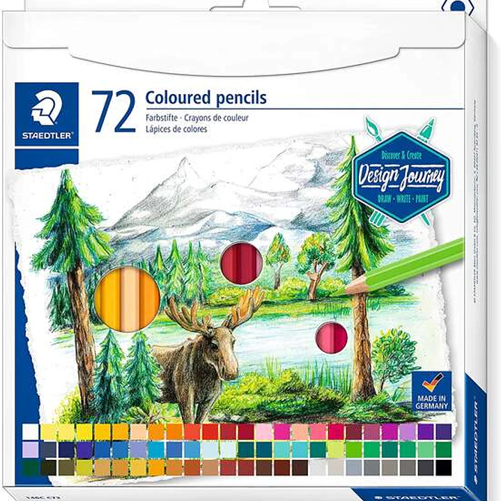 Staedtler 146C Pack de 72 Lapices de Colores - Mina Suave - Colores Surtidos 1