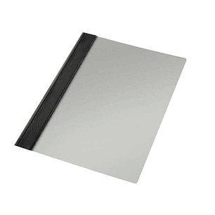 Esselte Fastener Dossiers PVC Folio - 150 Micras - PVC Rigido - Mecanismo Metalico - Negro