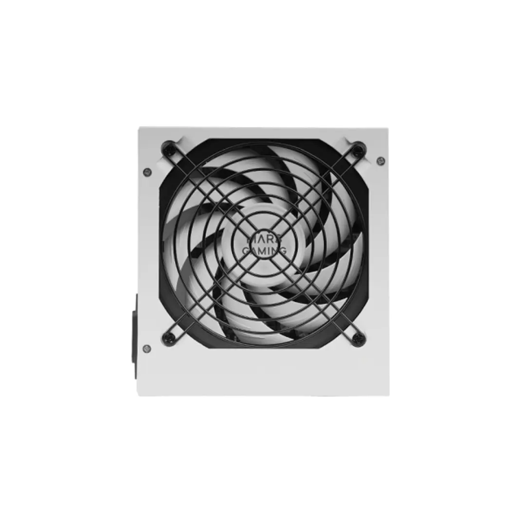 Mars Gaming MPIII550P Fuente de Alimentacion ATX de 550W - Ventilador de 12cm - Silencioso con Tecnologia AI-RPM - 14dB - Color Blanco 1