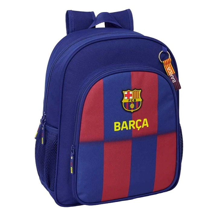 Safta F.C.Barcelona Mochila Infantil de 15L - Adaptable a Carro - 2 Compartimentos - Portabotellas - 32x38x12cm - Color Rojo y Azul 1