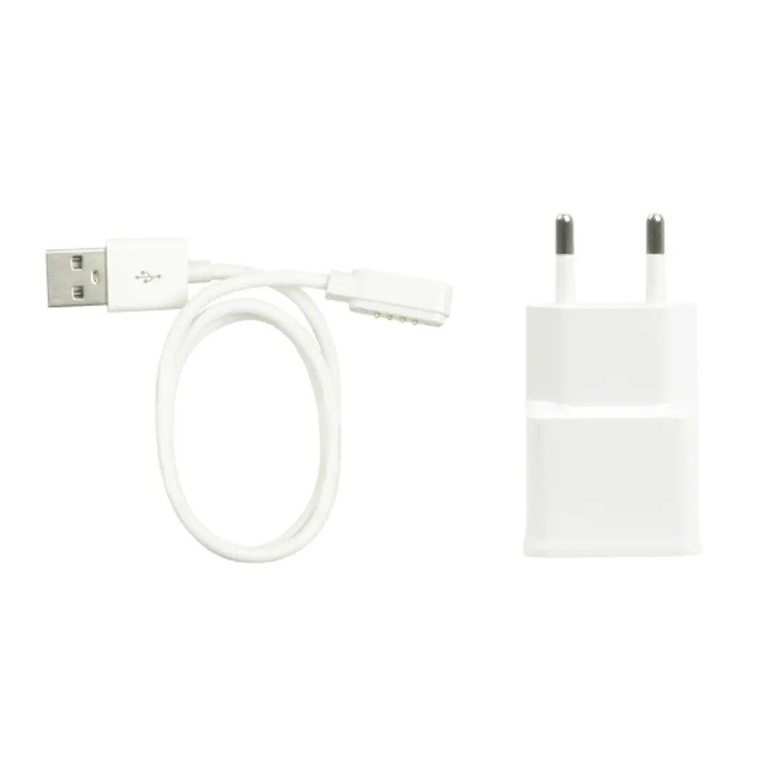 Savefamily Cargador de pared + Cable para Relojes Savefamily - 5V - Color Blanco 1