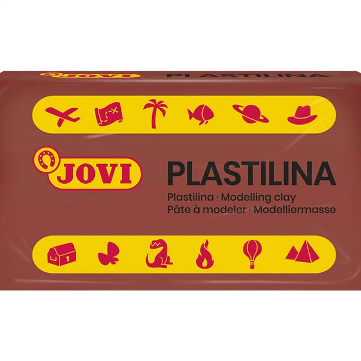 Jovi Caja de 30 Pastillas de Plastilina 50gr - Pasta Vegetal - No Endurece - sin Gluten - Inocua - Facil de Moldear - Ideal para Volumen - Color Rosa 1