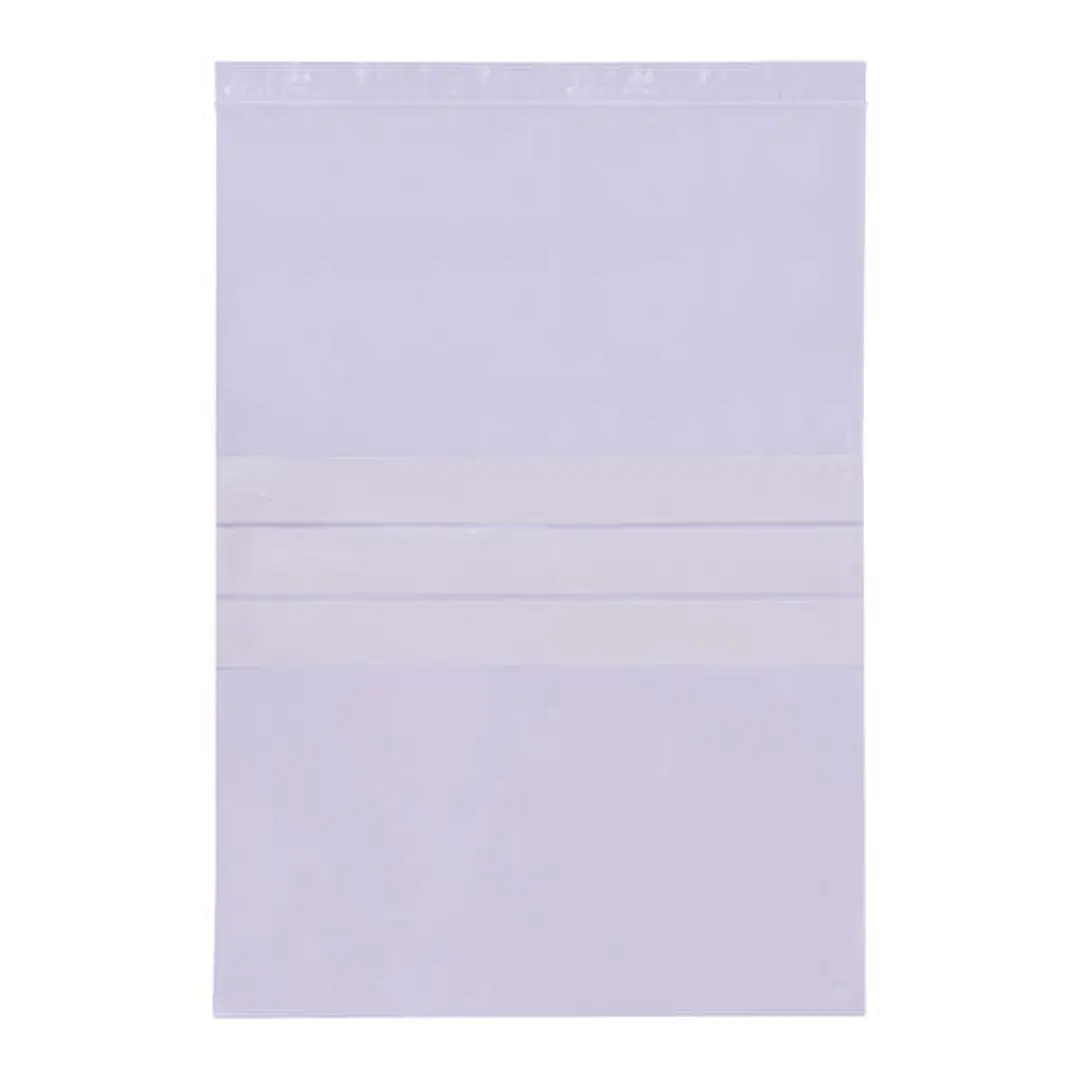 Apli Pack de 100 Bolsas con Zip Auto Cierre Transparentes 250 x 350mm - Material LDPE - Cierre Seguro y Facil Manipulacion - Uso Alimenticio - Utiles  1