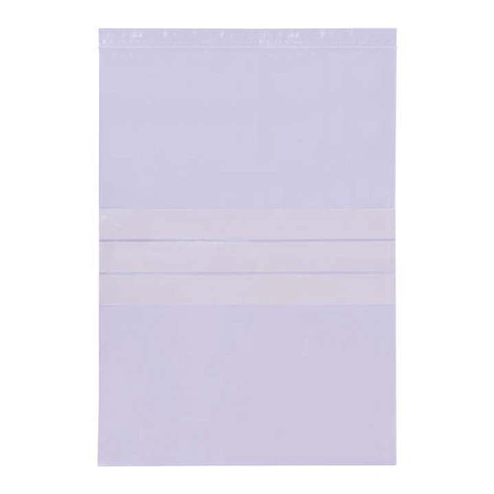 Apli Pack de 100 Bolsas con Zip Auto Cierre Transparentes 250 x 350mm - Material LDPE - Cierre Seguro y Facil Manipulacion - Uso Alimenticio - Utiles  1