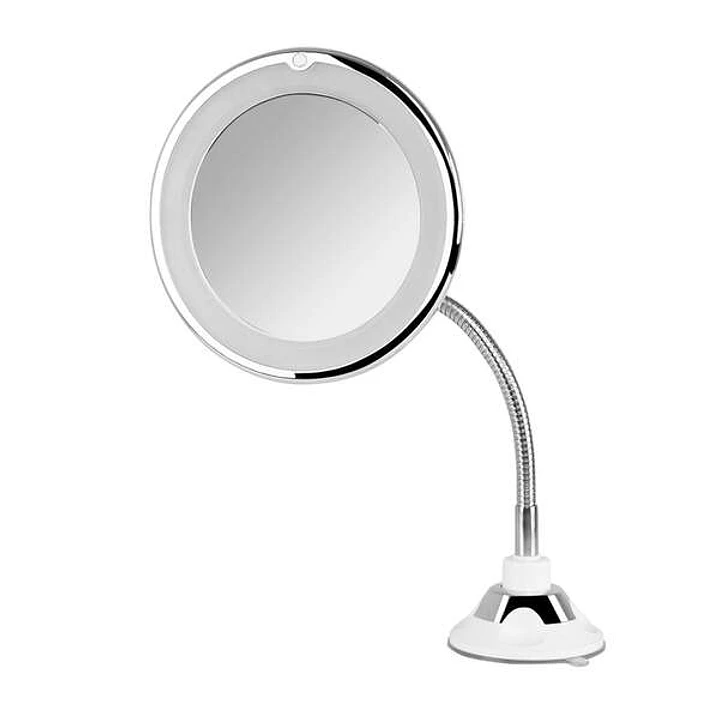 Orbegozo ESP 1020 Espejo Cosmetico con Luz LED - Aumento 10X - Brazo Extensible 29cm - Orientacion 360º - Ventosa Ajustable - Diametro 17 cm 1